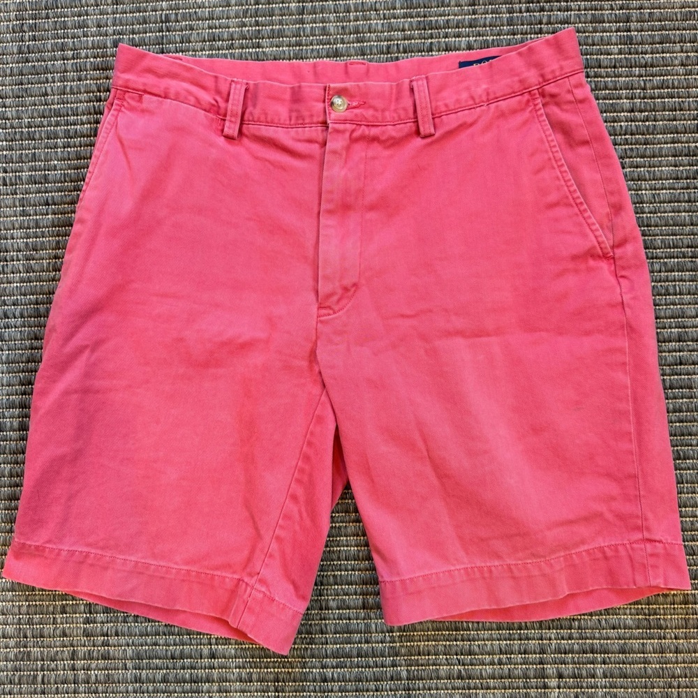 Polo by Ralph Lauren Pink Flat Front Chino Shorts